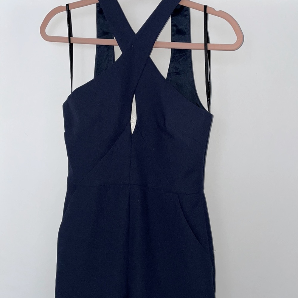 BCBGeneration navy blue romper